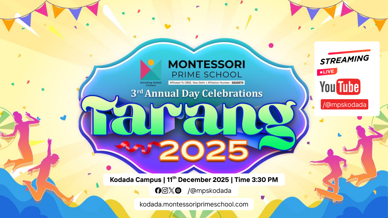 TARANG 2025 | 3rd Annual Day Celebrations | Montessori Prime School | Kodada